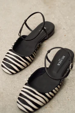 Musier Paris ballerines ouvertes amelia