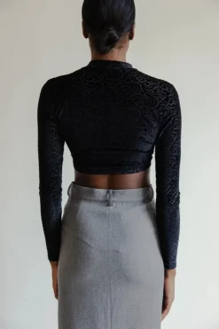 Musier Paris chemise crop patti