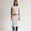 Musier Paris jupe en satin trimiti