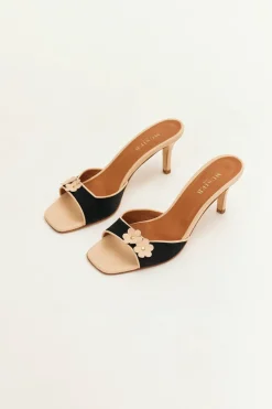Musier Paris mules en satin canaries