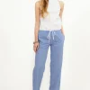 Musier Paris pantalon loose brodé mythical