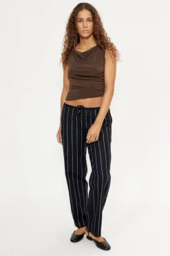 Musier Paris Pantalon rayé mi