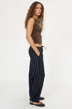 Musier Paris Pantalon rayé mi