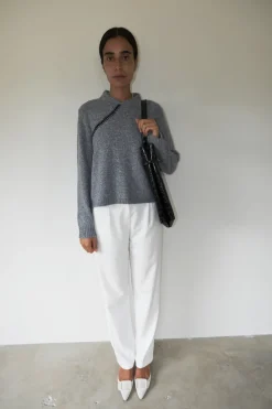 Musier Paris pull anthracite minnie