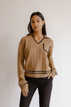 Musier Paris pull col polo adriana