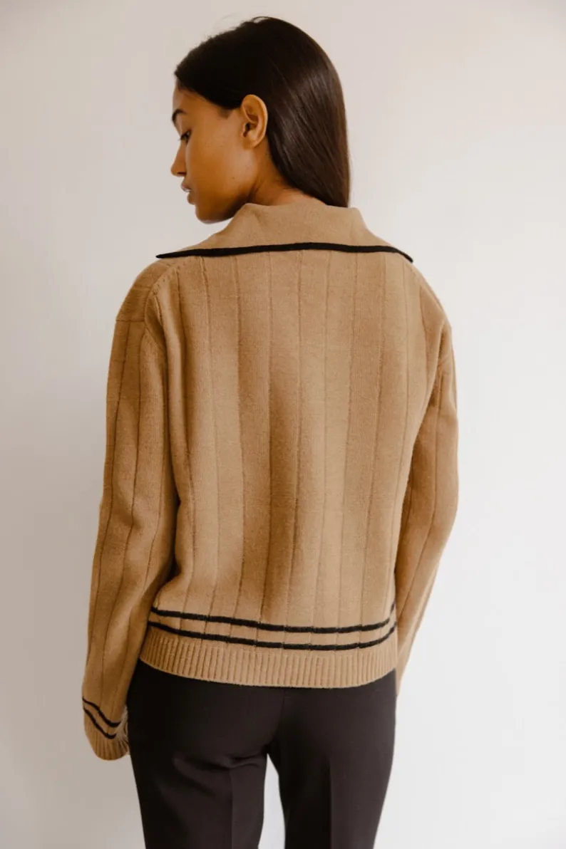 Musier Paris pull col polo adriana