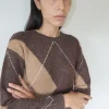 Musier Paris pull losange burli