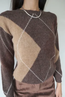 Musier Paris pull losange burli