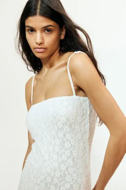 Musier Paris robe en dentelle licata