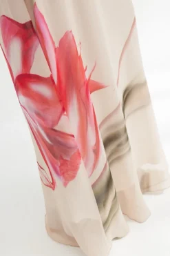 Musier Paris robe longue imprimée avina