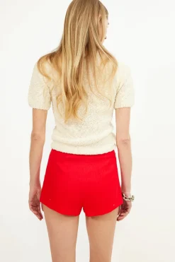 Musier Paris short en lin soline