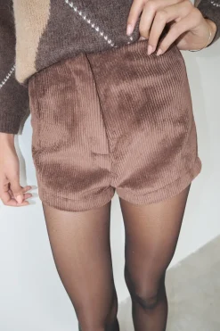 Musier Paris short en velours caity