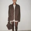 Musier Paris veste en daim aida